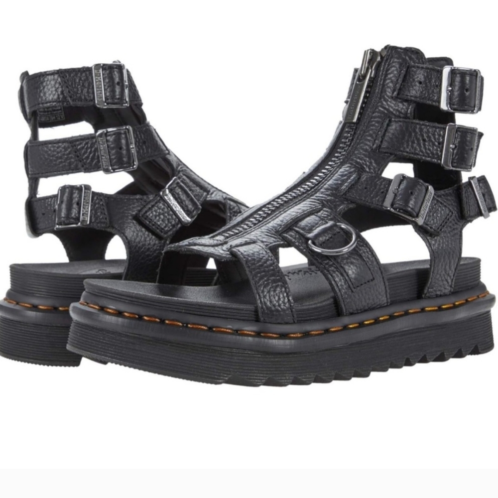 Women's Black Gladiator Sandals